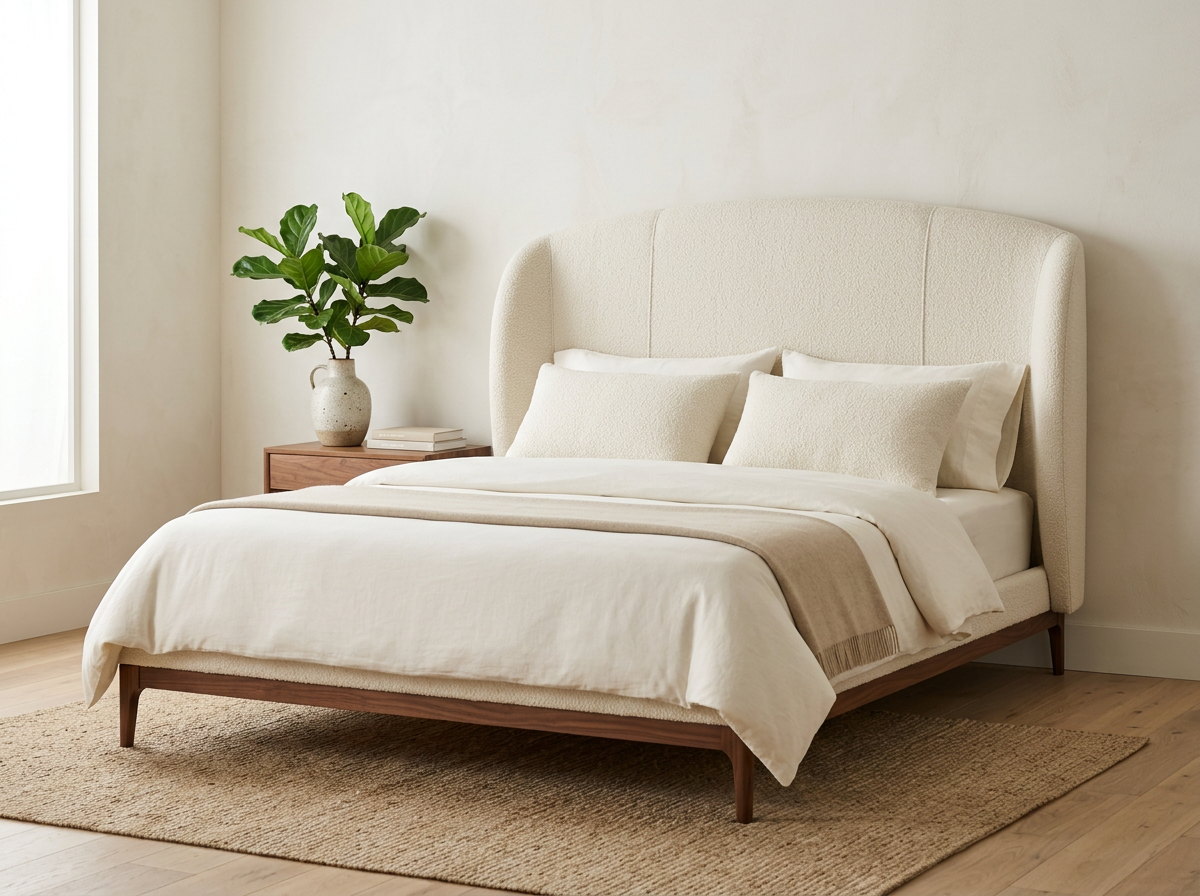 Arc Upholstered Bed