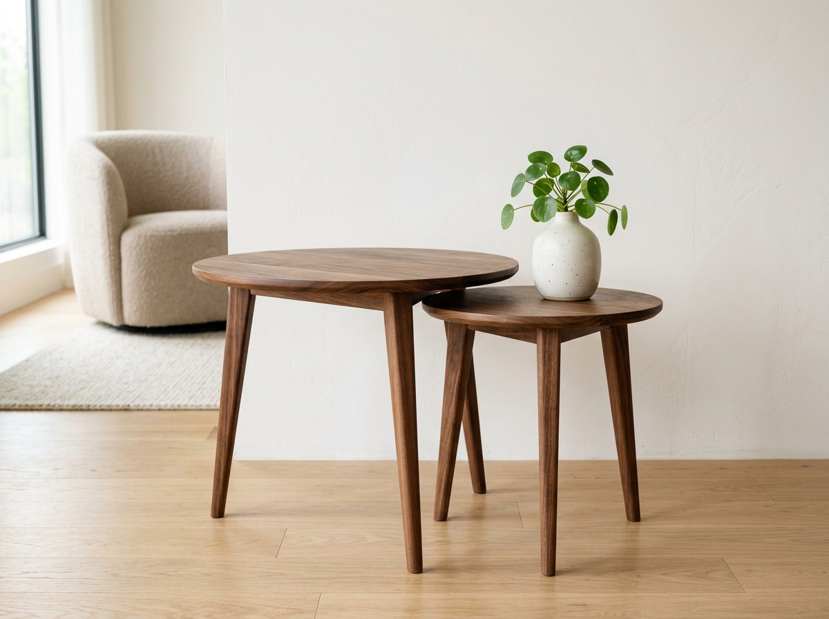 Walnut Nesting Tables